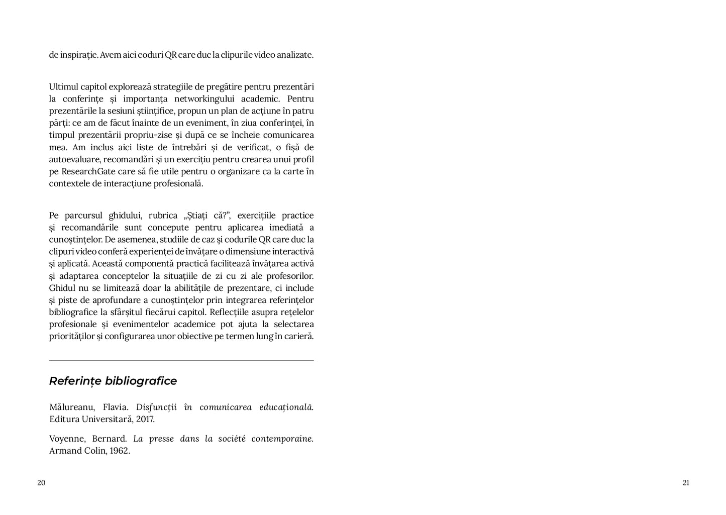 „COMUNICARE ACADEMICĂ ORALĂ. DE LA TEORIE LA PRACTICĂ” - DORA CERNĂU