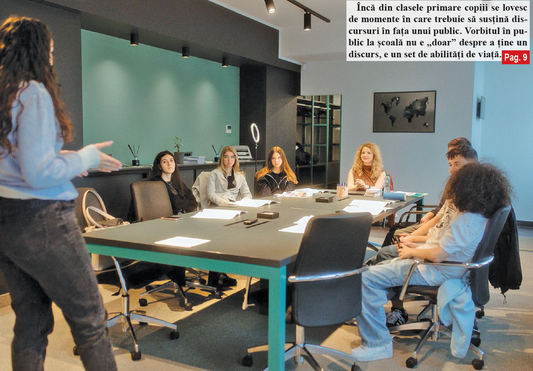 Vorbitul în public ar trebui predat în scoli (articol publicat în ziarul Crișana)